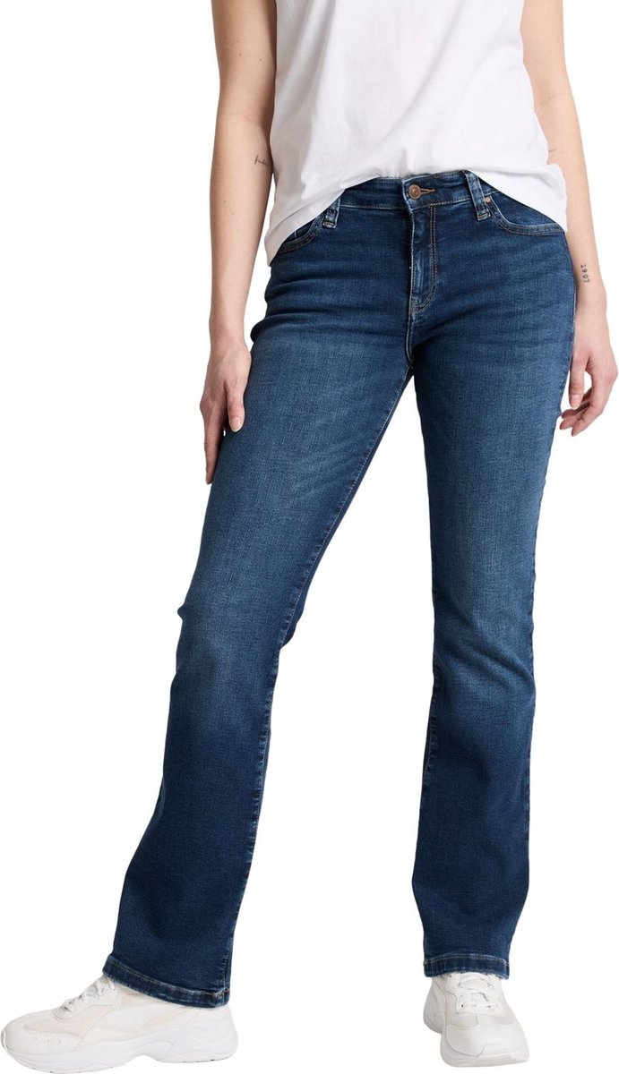 Cross Jeans Dames Jeans Broeken LAUREN bootcut Fit Blauw 27W / 34L Volwassenen