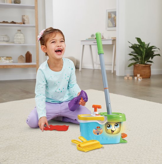 VTech Speelpret Schoonmaakset – Cadeau – Educatief Speelgoed – Kennis te maken met Cijfers en Tellen – Met Geluidseffecten – Cadeau – 3 tot 5 jaar