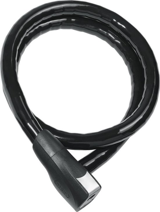 ABUS gepantserd kabelslot Steel-O-Flex Centuro 860 - met QuickSnap RBU houder - kabelslot van staalkabel met pantser van stalen hulzen - ABUS veiligheidsniveau 7 - 85 cm