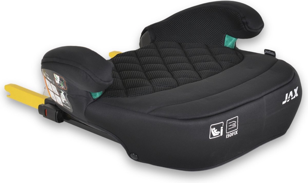 Cangaroo Autozitje Stoelverhoger - Auto Zitverhoger - Jax Black Isofix 125-150 cm i-Size Booster – foto 6
