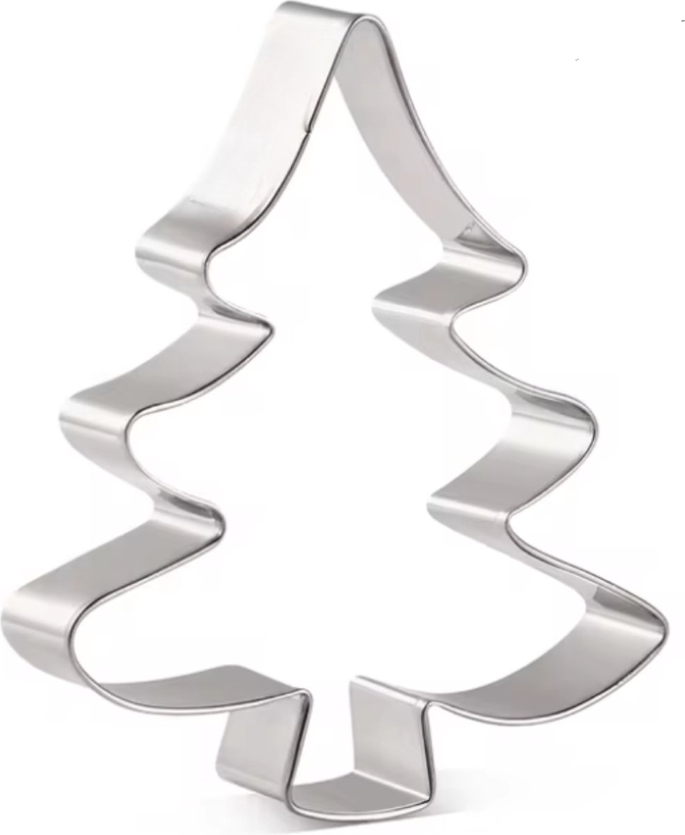 Kerst Uitsteekvorm Kerstboom - Medium Formaat 9x11CM - Deeg uitsteken & Koekjes Bakken