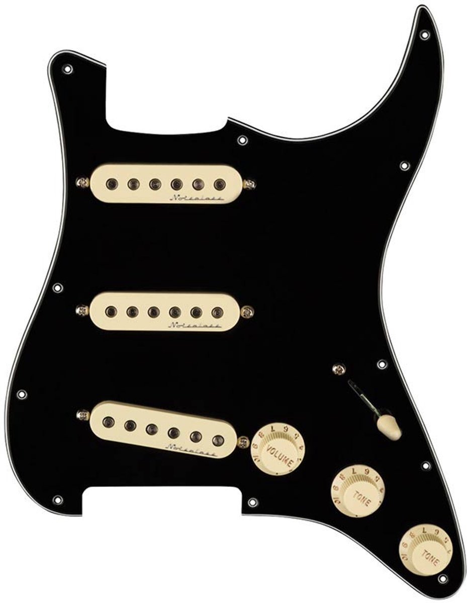 Fender 992346506 Hot Noiseless SSS, 11 screw holes, black