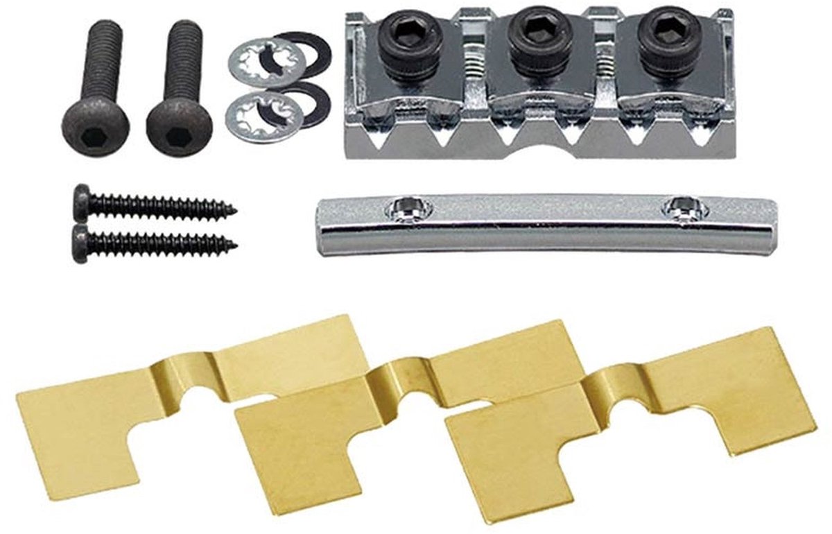 Gotoh FGR-1CR Locking Nut - 41mm, Chrome, Doorlopende Hals
