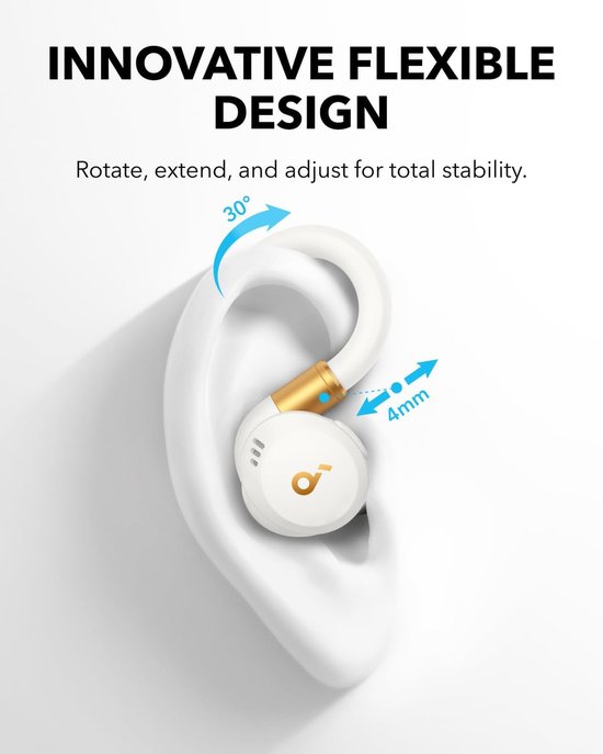 Anker soundcore Sport X20 ANC - Draadloze Oordopjes met Oorhaken