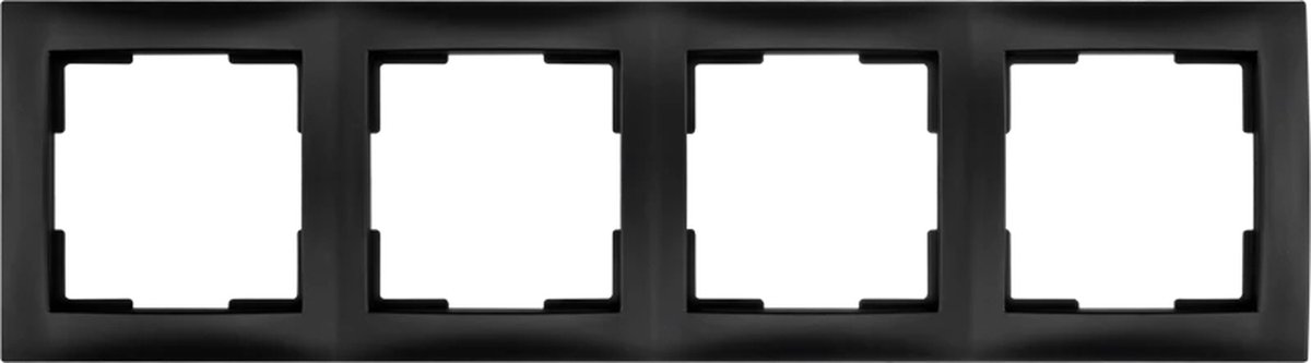 ION industries afdekraam 4-voudig - E1 mat zwart (80.302.416)