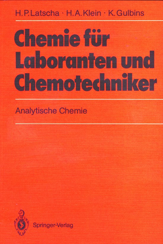 Chemie Fur Laboranten Und Chemotechniker - cover