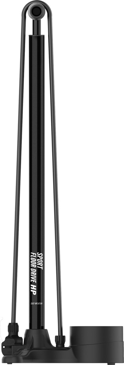 Lezyne Sport Floor Drive 3.5 DV Luchtpomp - Hoge druk fietspomp - Fietspomp met analoge drukmeter - Presta en Schrader ventielen - Aluminium - Zwart — afbeelding 2
