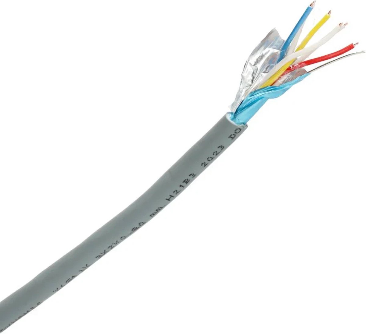 Dynamic signaalkabel afgeschermd Y(st)Y 3x2x0.8mm² Dca-s2,d0,a3 grijs per rol 100 meter