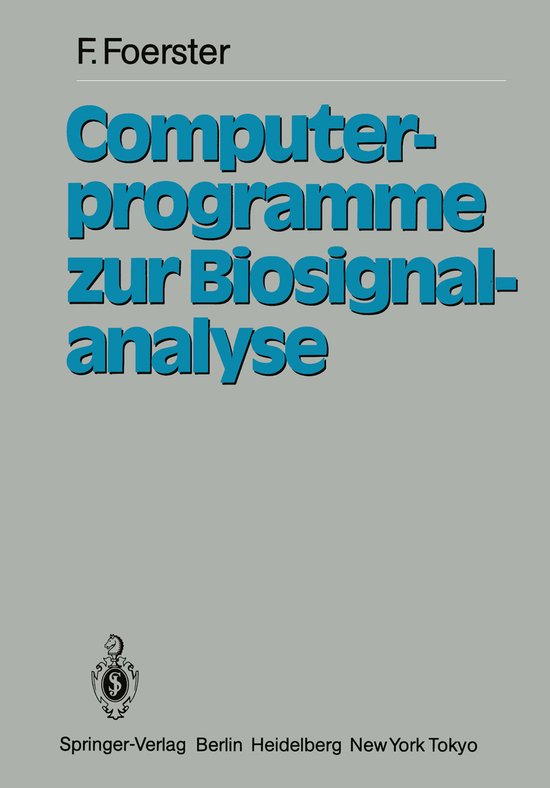 Computerprogramme zur Biosignalanalyse - cover