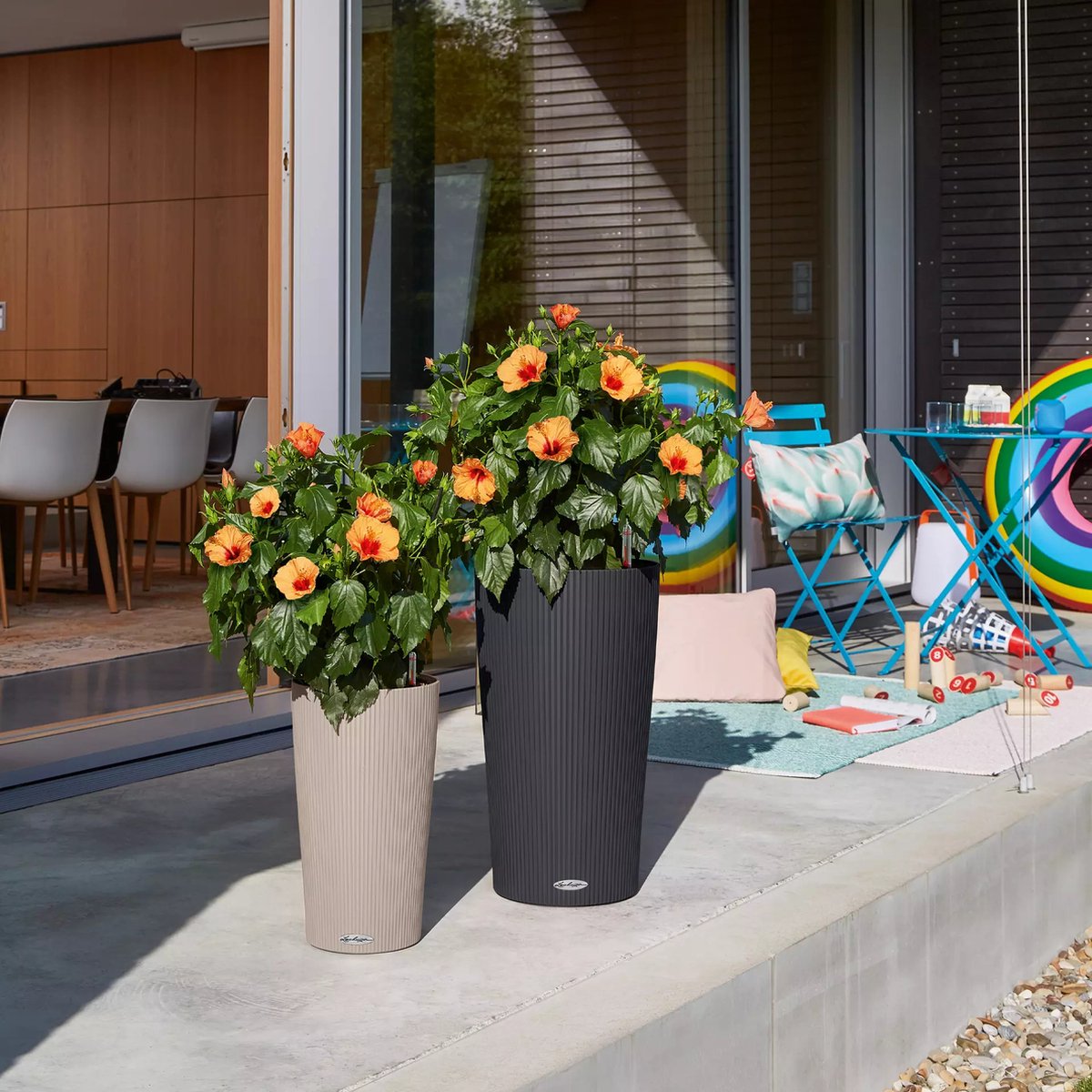 Lechuza Cilindro Color 23 - Planter - with removable inner pot