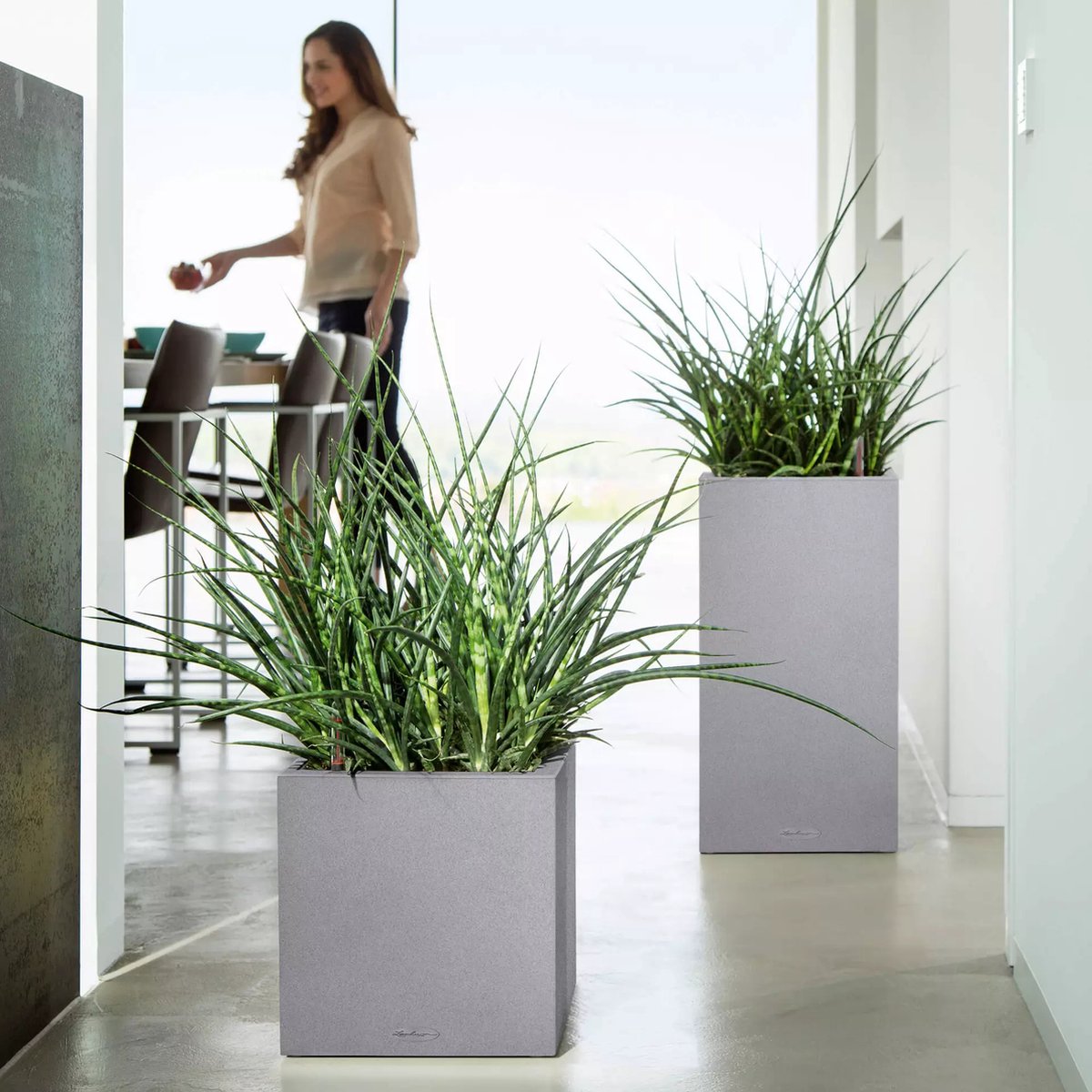 Lechuza Canto Stone 30 high - Planter - removable inner pot