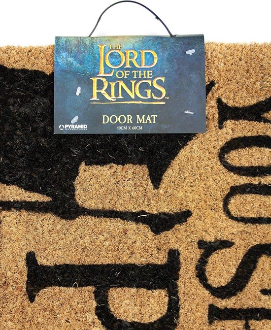 Deurmat Meerkleurig - The Lord of the Rings Zul Je Niet Passeren | bol Deurmat Meerkleurig - The Lord of the Rings Zul Je Niet Passeren | bol