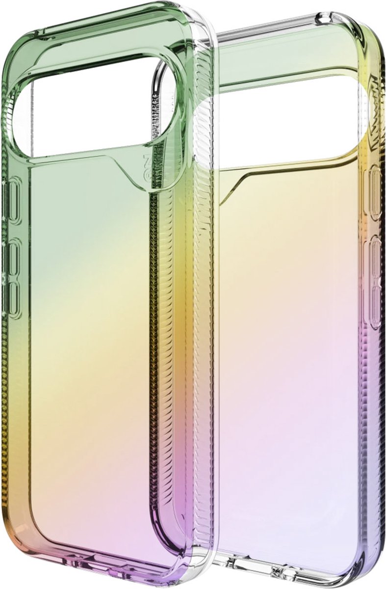 ZAGG Milan Hoesje Geschikt voor Google Pixel 9 Pro XL - Grafeen Back Cover - Gerecyclede Materiaal - Iridescent