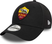 New Era - Casquette réglable AS Roma Core noire 9FORTY