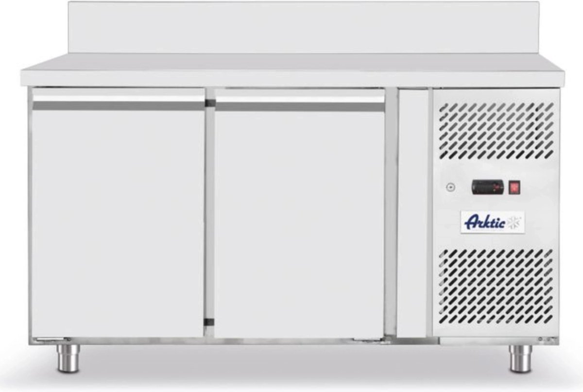 Arktic Vrieswerkbank - ProfiLine - 280L - 2 Deuren 1/1 GN-18°C/-22°C - Geforceerd - Achteropstand - 1360x700x850/890mm rvs