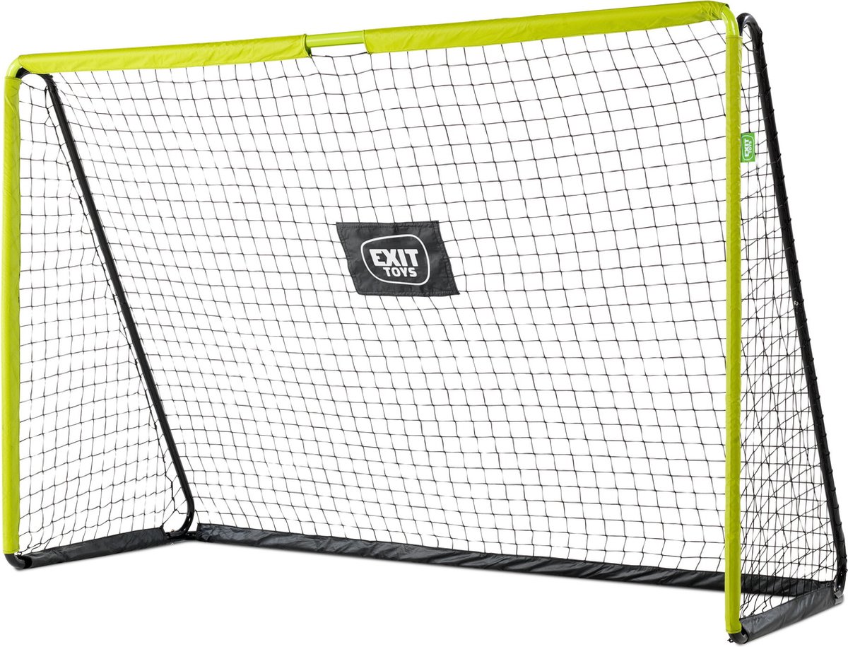 EXIT Tempo stalen voetbaldoel 300x200cm - groen/zwart