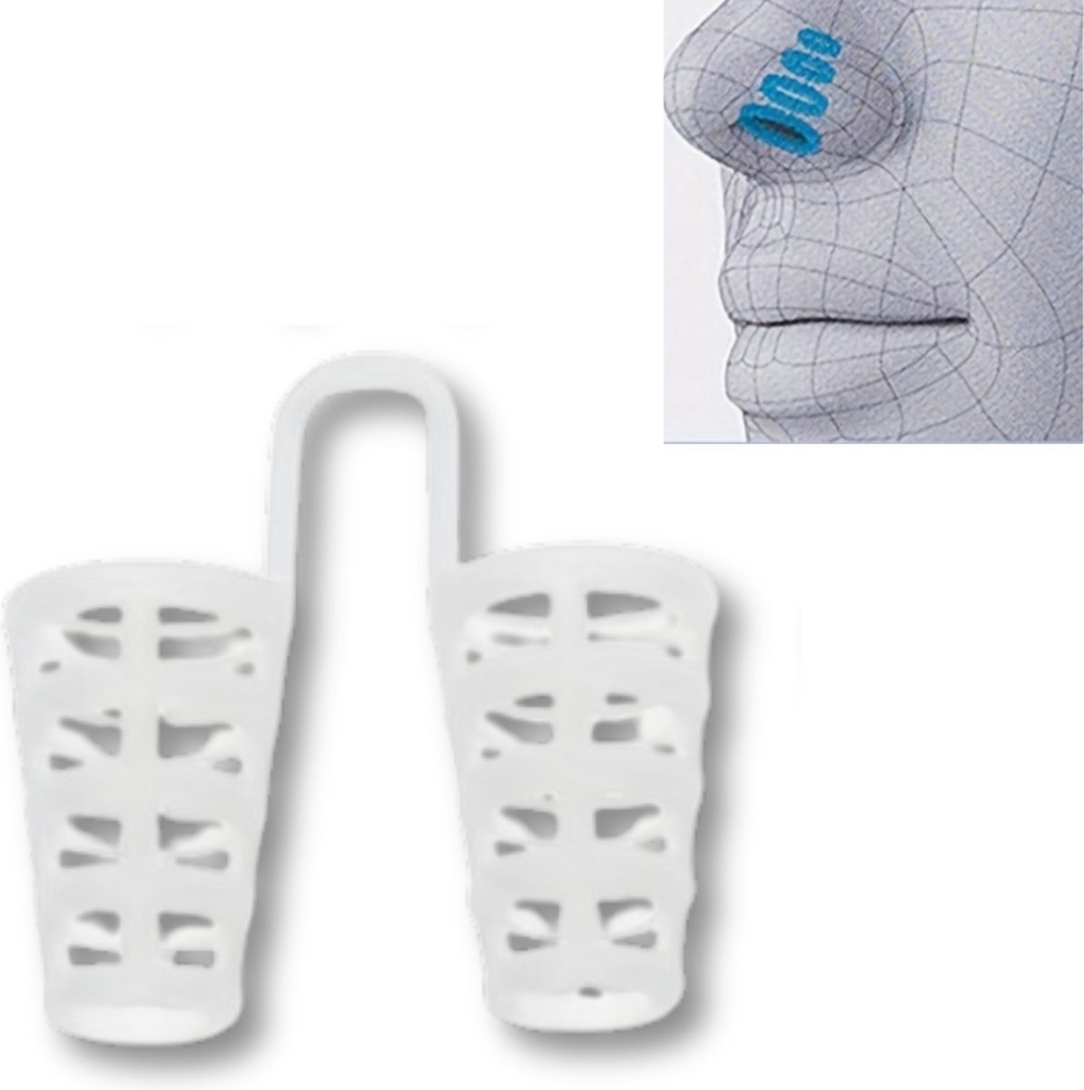 Bovista Anti Snurk - Snore Stopper - Beugel - Neusspreider - Clip - Apparaat - Snurken - Neusklem - 1 Stuk