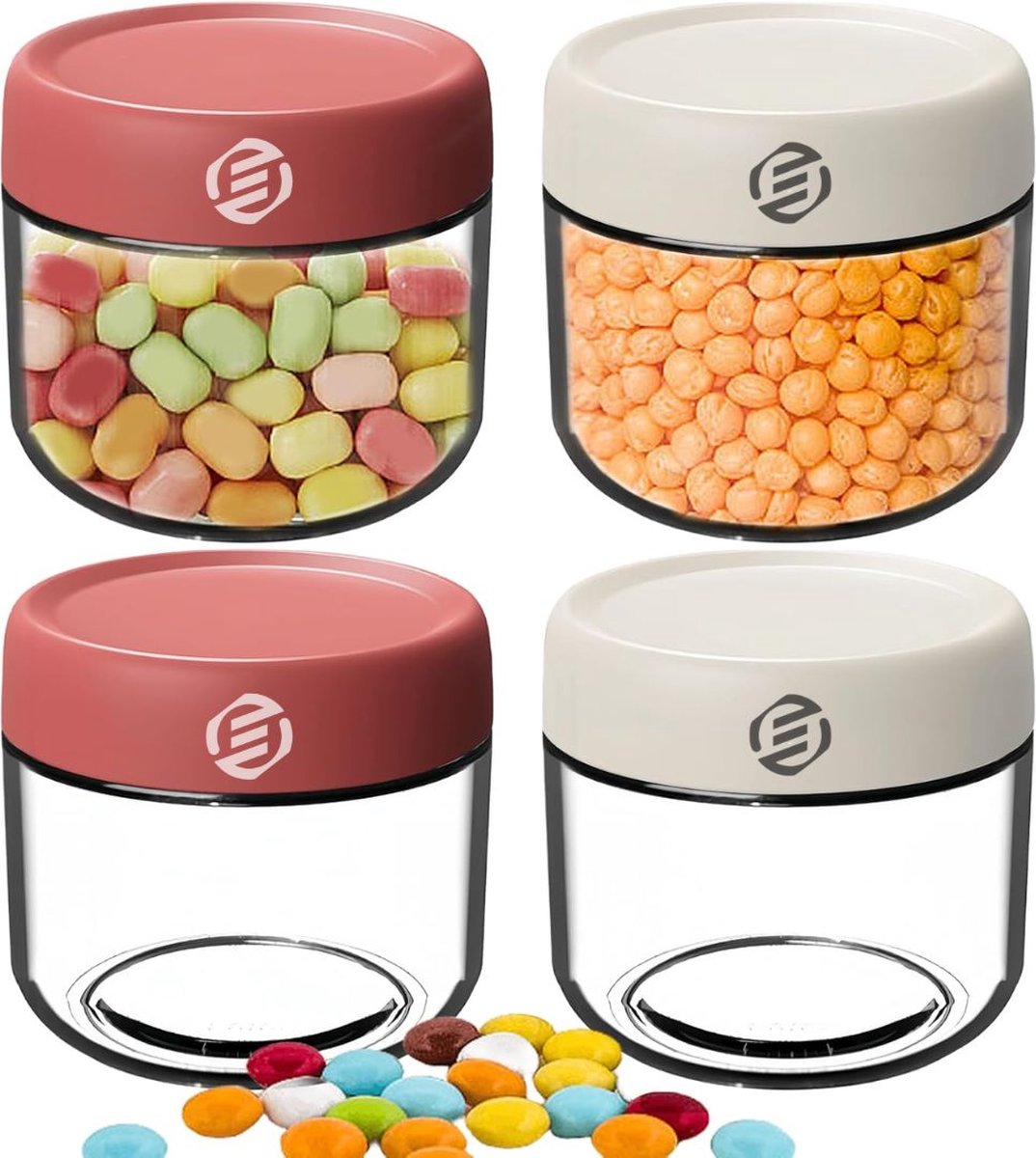Equivera Overnight Oats Potjes - Muesli Beker - Mason Jar - Havermout - Set - Must have voor jouw ontbijt