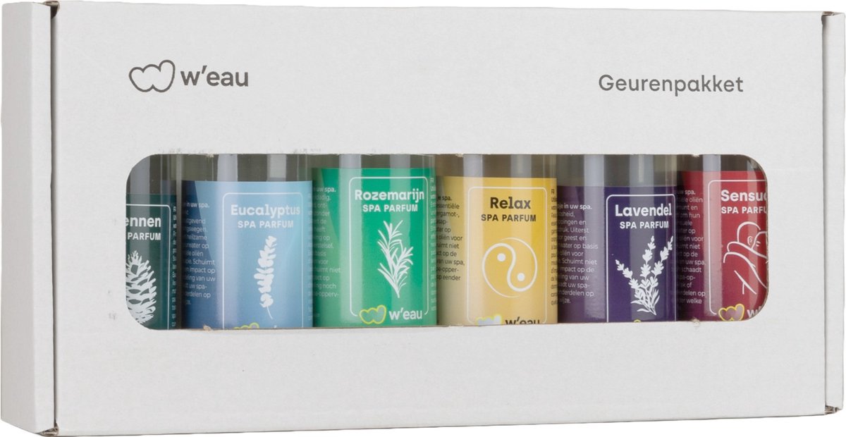 W'eau Spa geurenpakket - 6 x 100 ml