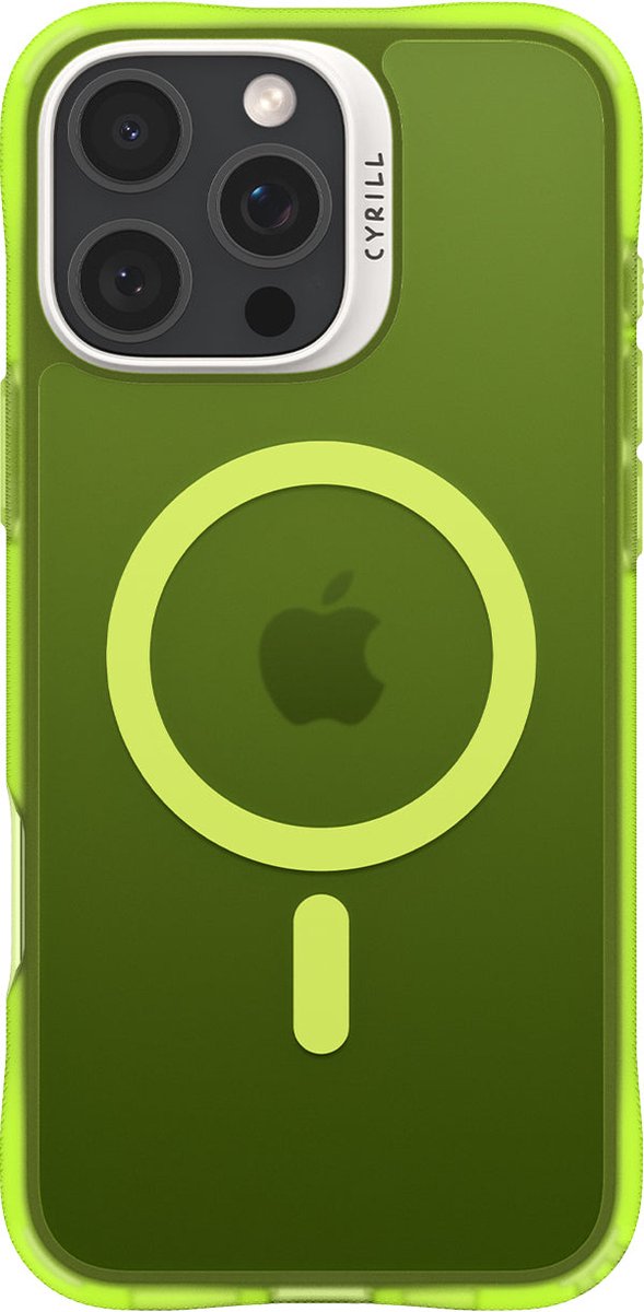 Spigen Hoesje Geschikt voor Apple iPhone 16 Pro - Cyrill Ultra Sheer - Compatibel met MagSafe / Qi2 - Back Cover met Magneet - Groen