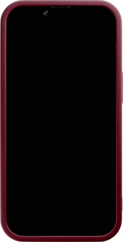 Coque Casimoda® - Convient pour iPhone 15 - Garden Floral - Coque de téléphone unie avec protection d'objectif - TPU - Coque arrière - Rouge