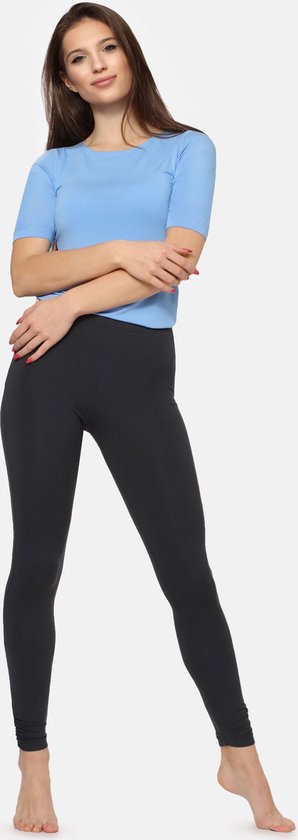 Merry Style Dames Leggings - Sport - Vrijetijdsbroek - Lang - Viscose - MS-MS10-345-LE - Grafiet - M