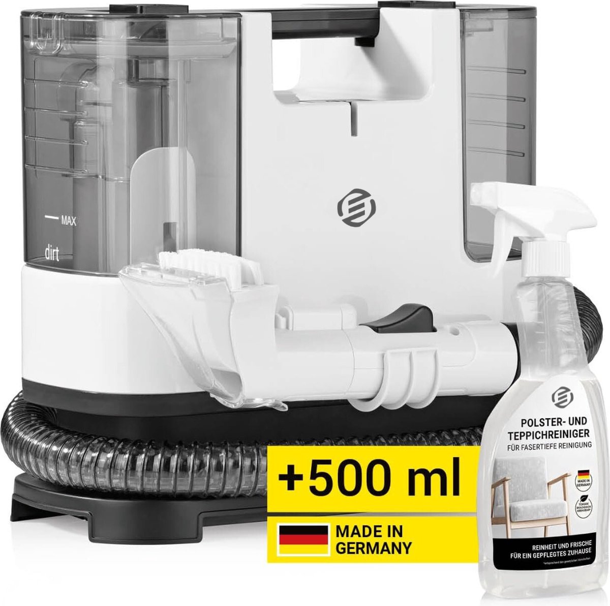 Bol.com Equivera Bankreiniger - Vlekkenreiniger - Meubelreiniger - Bankreiniger machine - Spot cleaner - Steam cleaner - Bank Re... aanbieding