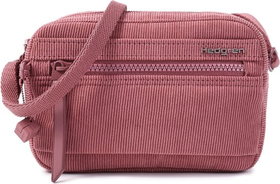 Hedgren Schoudertas Maia Small Crossover RFID Corduroy Dusty Rose Oud roze