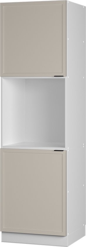 Vicco Fame-Line Ovenombouwkast – 60 cm met open kast GrijsBeige