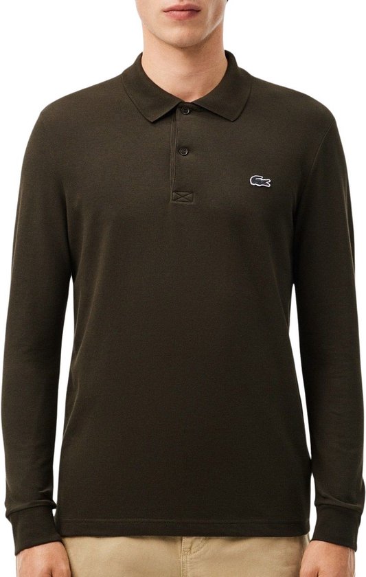 Lacoste Regular Fit Longsleeve Polo Heren - Maat L