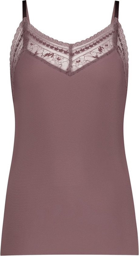 Ten Cate - Secrets Spaghetti Top Lace Mauve - taille XL - Violet