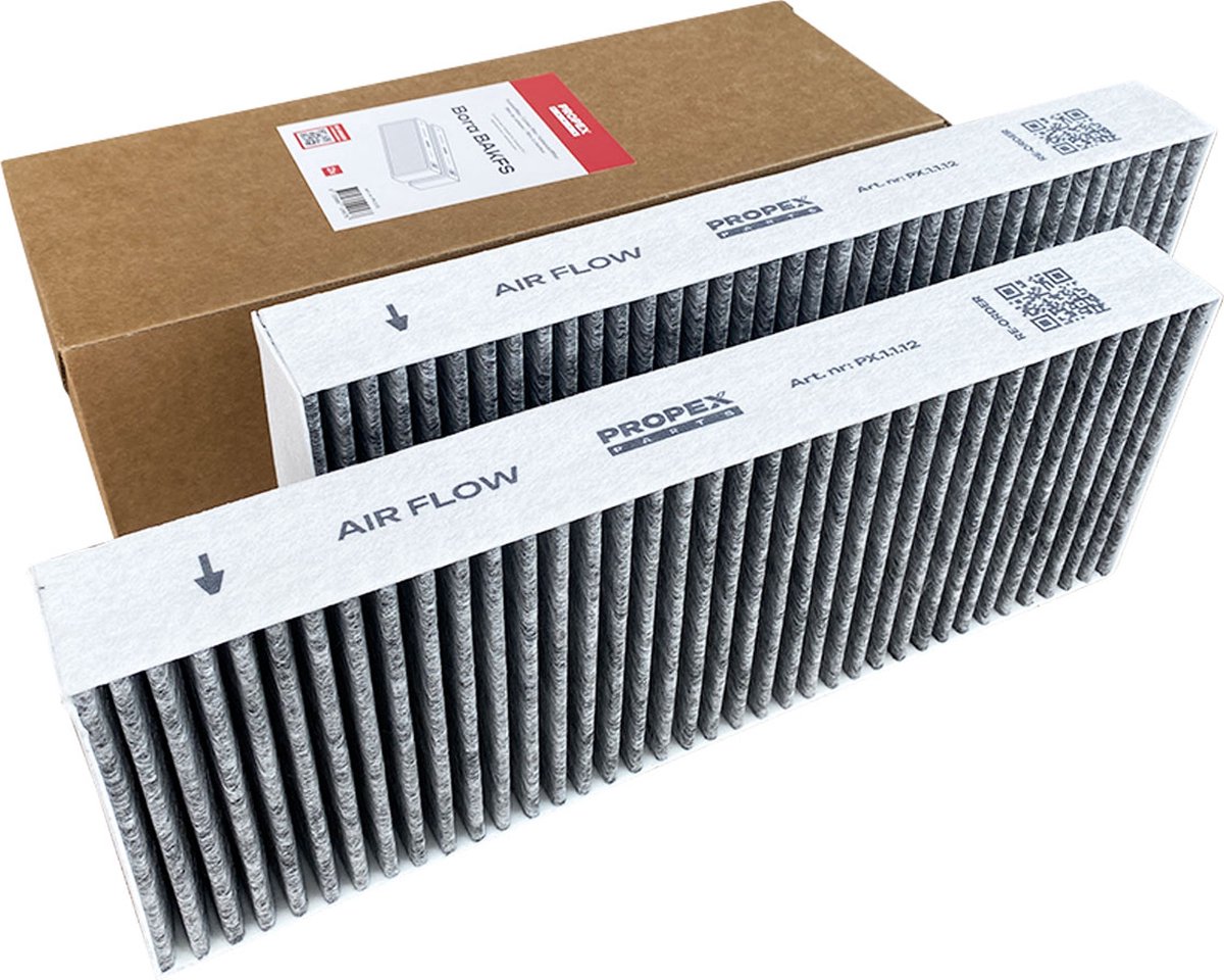 Propex Parts Koolstoffilters voor Afzuigkappen - 2 stuks - Geschikt voor BORA BAKFS model BORA Basic / GP4 / BIU - Eenvoudige Installatie