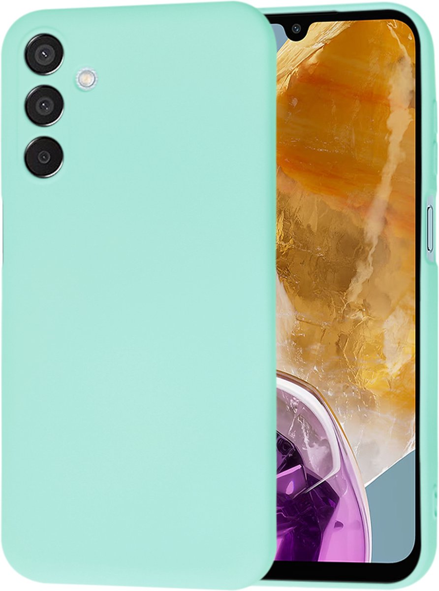 Techsuit Soft Flex Silicone Back Cover hoesje voor Samsung Galaxy M15 - Sea Blue