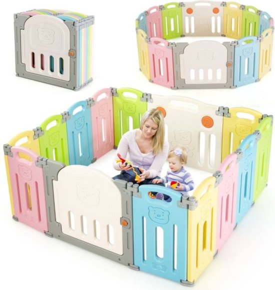 Foto: Grondbox grondbox baby playpen kruipbox kinderbox box speelbox 139 x 133 x 60 cm