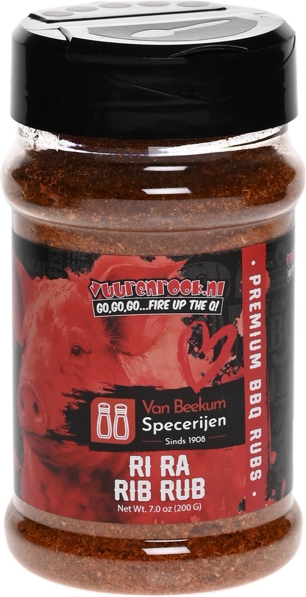 Vuur & Rook - Ri Ra Rib Rub - Strooibus 200 gram