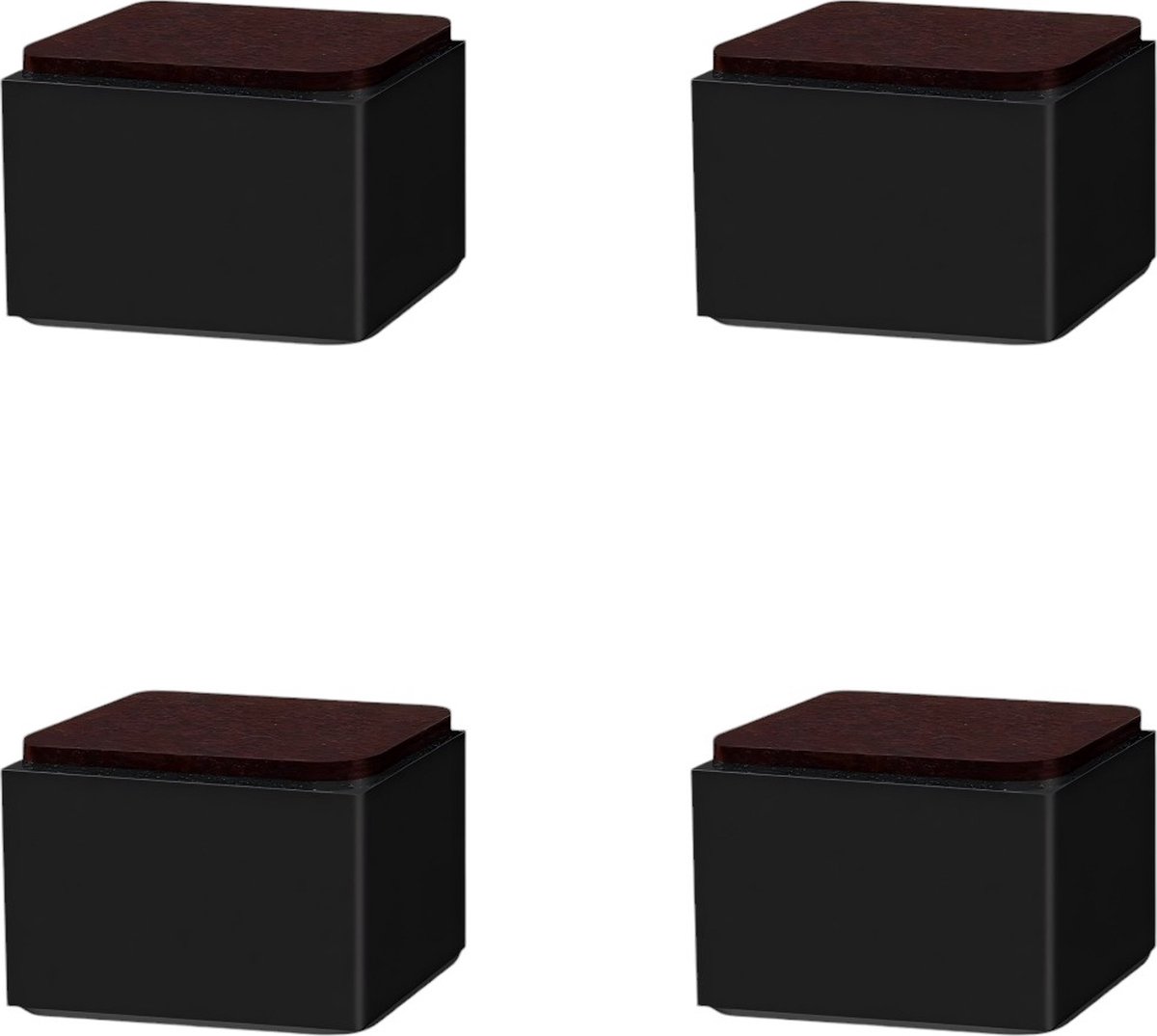 Goedkoopste Meubelverhogers - Bedverhogers - Tafelverhogers - Table raisers - 8 x 8 x 5,1 cm