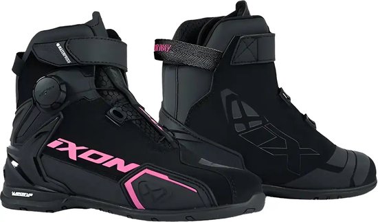 Motorschoenen IXON Bull 2 WP Lady zwart / roze maat 36