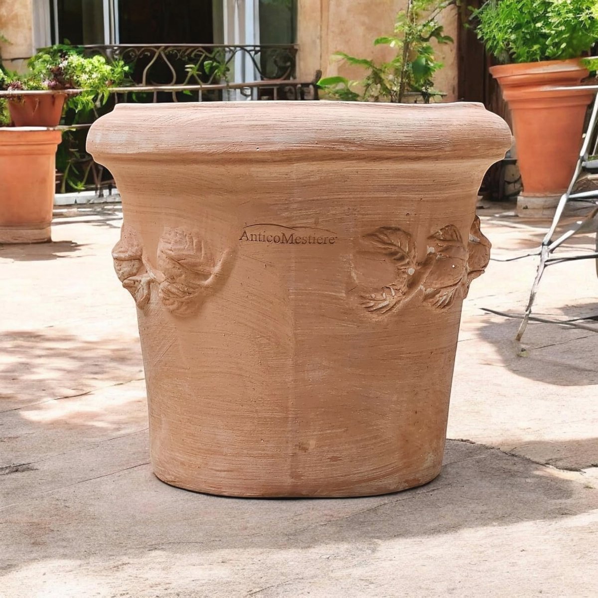 Plantenbak, voor buiten, 48 x 48 cm (set van 2), vorstbestendige