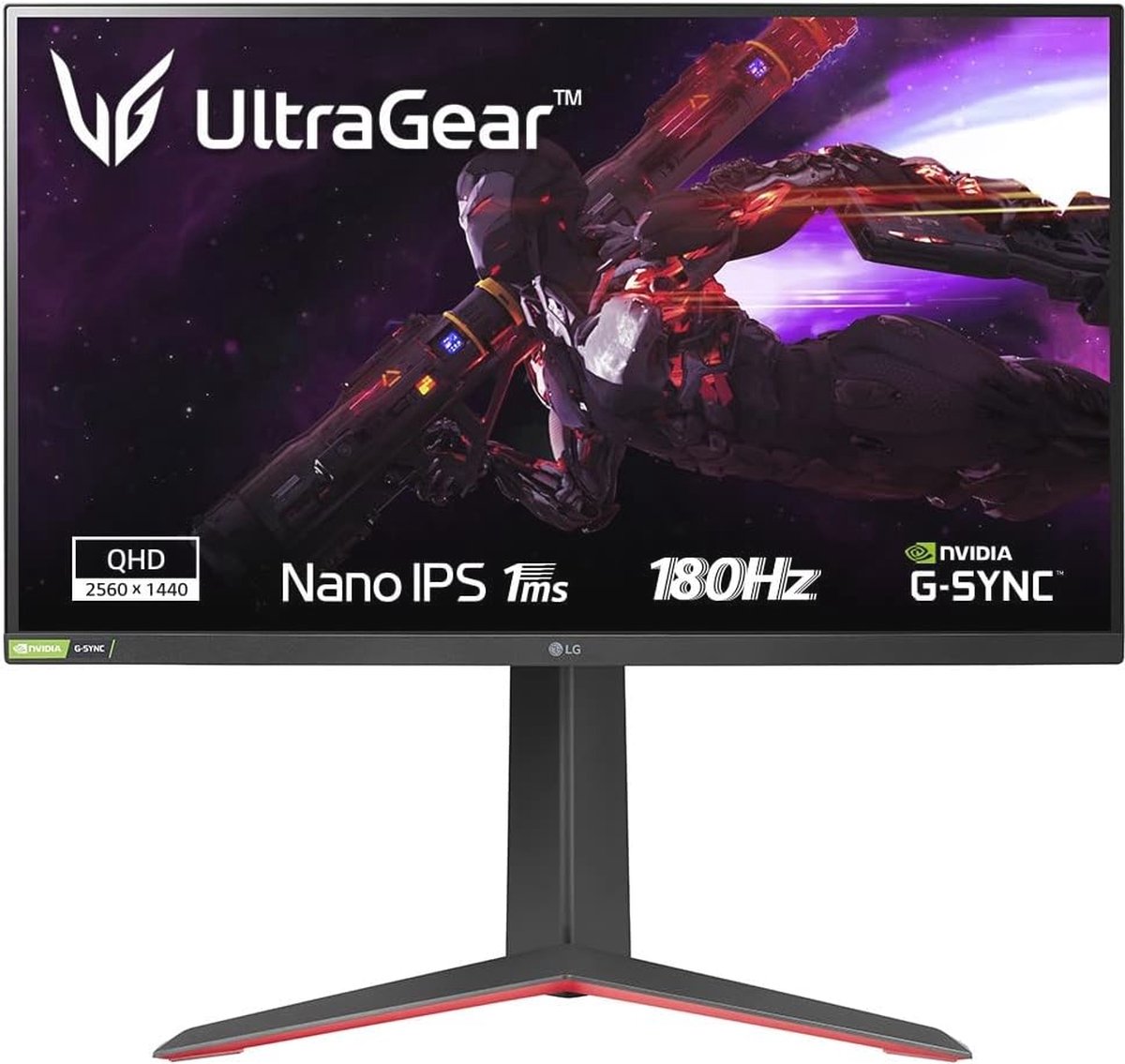 Image of 27-inch UltraGear Nano IPS Gaming Monitor met 1ms Reactietijd