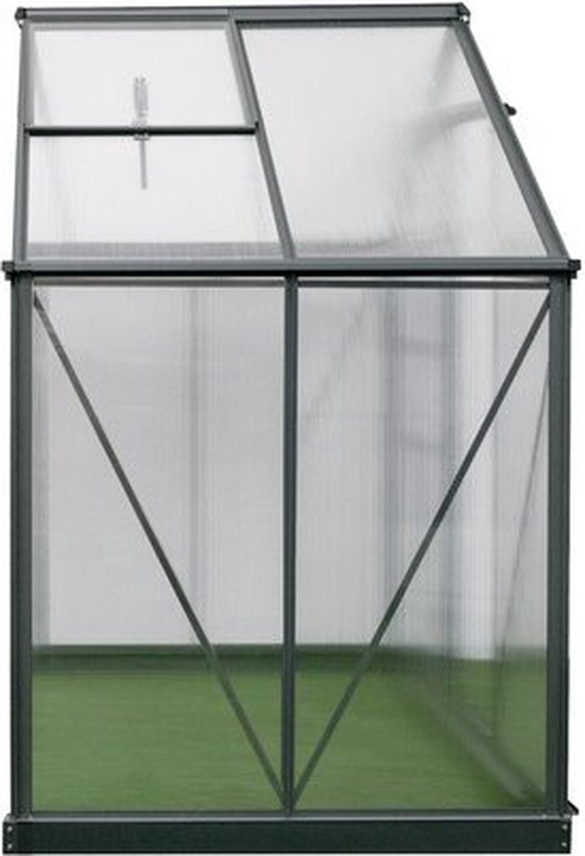 Westmann Serre de jardin Flora 64 - 132 x 192 x 202 cm - Anthracite