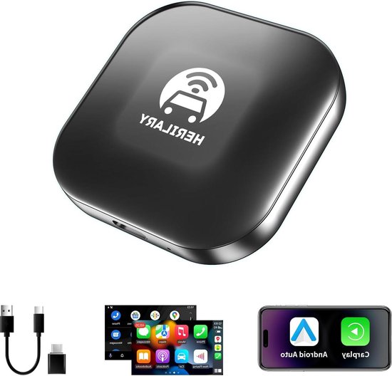 MSXTTLY Android Auto Draadloze Adapter U2AC-L9, 2025 Mini Car