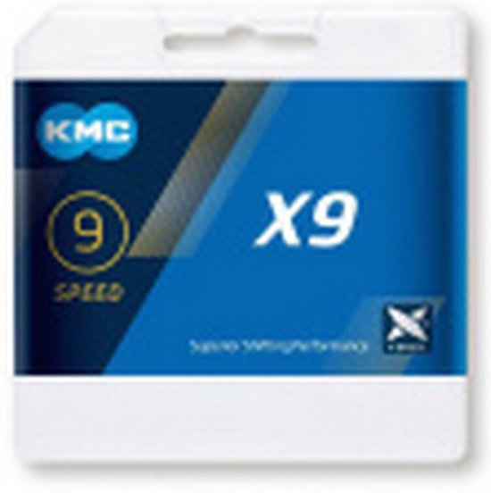 KMC 9-speed fietsketting - zilver/grijs - 114 schakels - duurzaam en veelzijdig van KMC — afbeelding 2