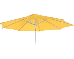 Vervangende hoes voor parasol N19, parasolhoes vervangende hoes, Ø 3m stof/textiel 5kg ~ geel