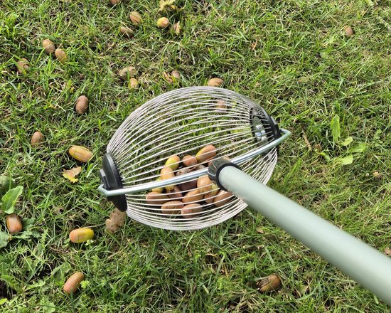 Notenraper - Notenverzamelaar - met telescopische steel van GARDEN GLORY — afbeelding 3