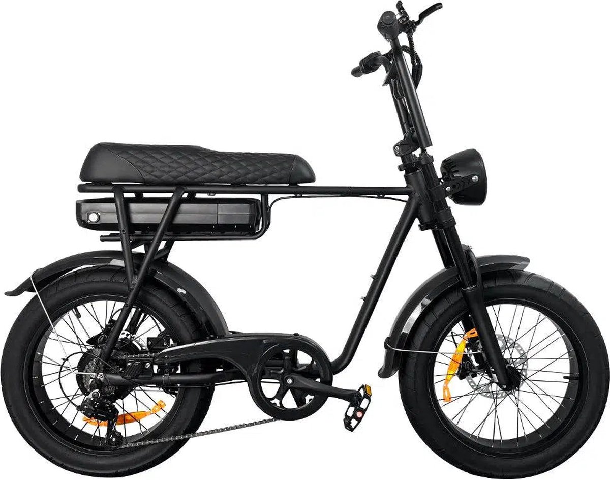 EB2 PRO - Fatbike - Krachtsensor - Zwart