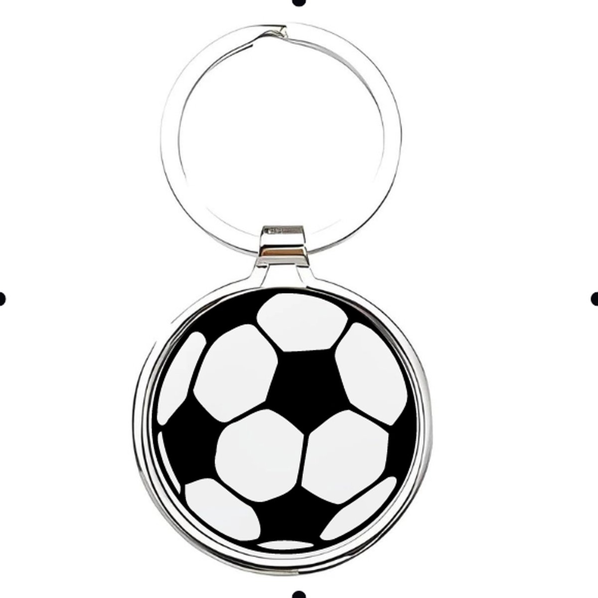 Akyol - Voetbal Sleutelhanger - voetbal - liefhebber - Cadeau - Sport - 2,5 x 2,5 CM