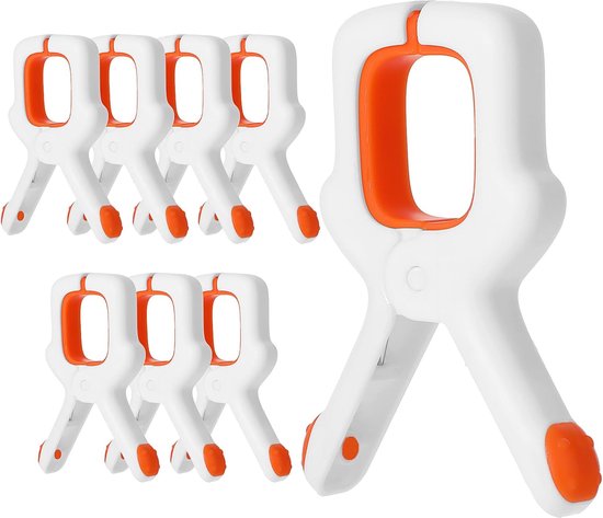 QUARKZMAN Handdoekbanden, 4 stuks, rubberen handdoekklemmen voor cruise, stoelen, zwembad, reizen, strand, vakantie, betere keuze voor