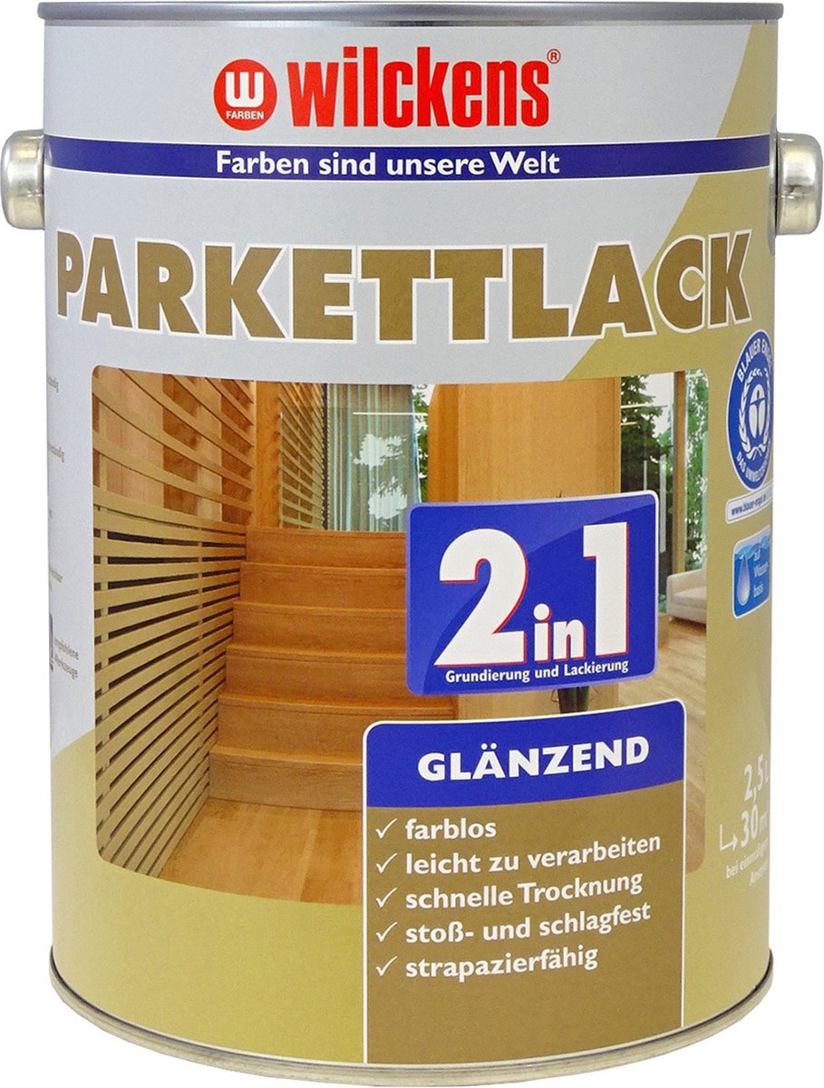 Wilckens Parketlak Hoogglans Transparant 0,75 L