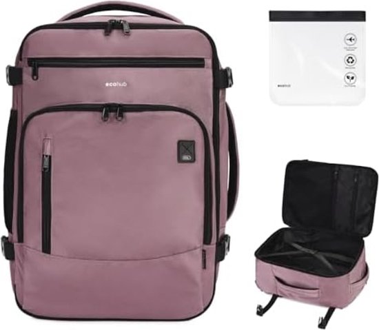 ECOHUB Sac Easyjet 45x36x20 Avion Bagage Cabine Pliable - Sac De Voyage Weekend Organisateur