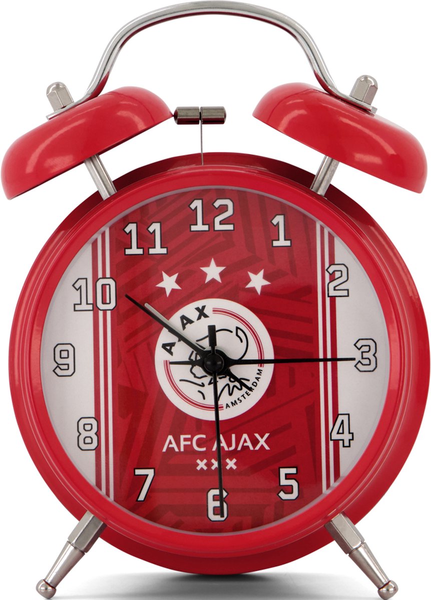 Ajax-bellenwekker wit rood wit